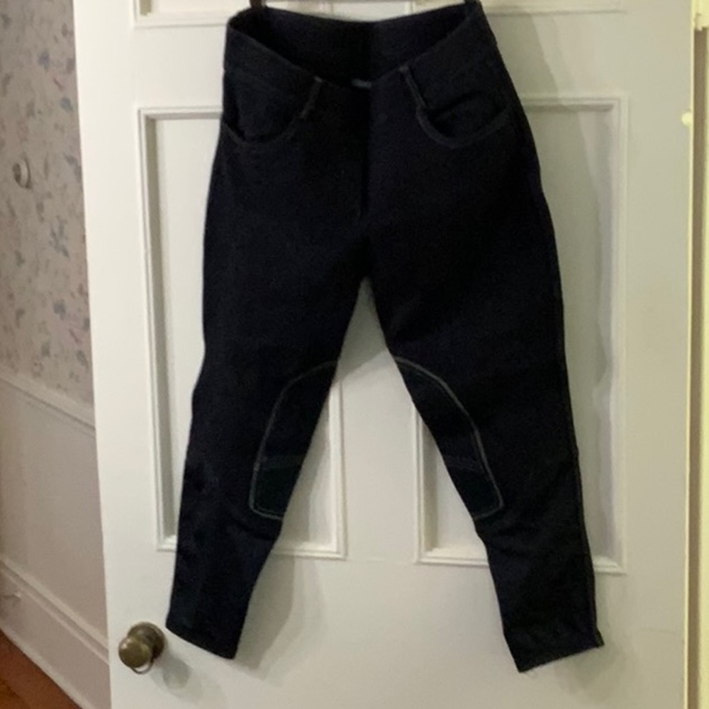 Equestrian - Ovation black schooling tights. Heavy. Size 34/R